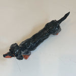 "Dave the Dachshund" - Ceramic Sculpture • Mar25
