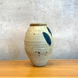 Oval Vase - Small - Cobalt Leaves