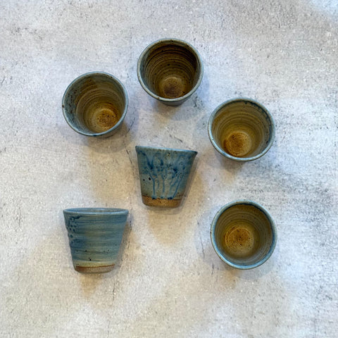 Chai Cups - Magnesium & Blue