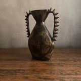 "Azzadine" Urn Vase with Gold Spikes