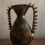 "Azzadine" Urn Vase with Gold Spikes