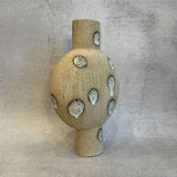 Pedestal "Pod" Vase #4 in Natural - Small - June 2024