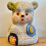 Decorated Teddy Bear Figure - XXL - Archival Work