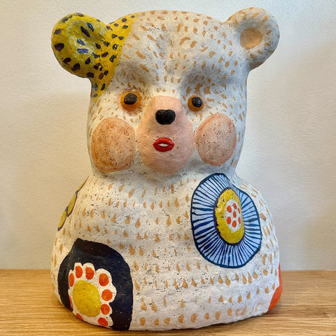 Decorated Teddy Bear Figure - XXL - Archival Work