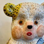 Decorated Teddy Bear Figure - XXL - Archival Work