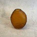 "Calypso" Glass Vase - Amber - Medium