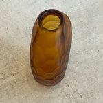 "Calypso" Glass Vase - Amber - Medium