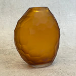 "Calypso" Glass Vase - Amber - Medium