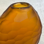 "Calypso" Glass Vase - Amber - Medium