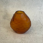 "Calypso" Glass Vase - Amber - Small