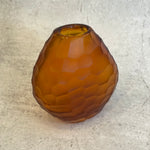 "Calypso" Glass Vase - Amber - Small