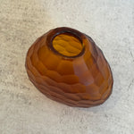 "Calypso" Glass Vase - Amber - Small