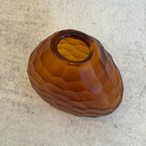 "Calypso" Glass Vase - Amber - Small