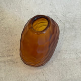 "Calypso" Glass Vase - Amber - Small