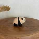 Japanese Carved Wooden Panda Child