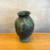 Vase - Urn Shaped - Green Speckle - Medium