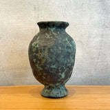 Vase - Urn Shaped - Green Speckle - Medium