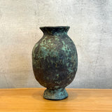 Vase - Urn Shaped - Green Speckle - Medium