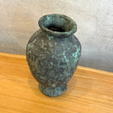 Vase - Urn Shaped - Green Speckle - Medium
