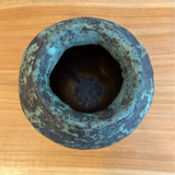 Vase - Urn Shaped - Green Speckle - Medium