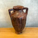Vase - Urn-Shaped, Handled - Ruby Wash - Large