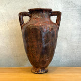 Vase - Urn-Shaped, Handled - Ruby Wash - Large