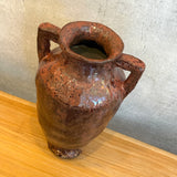 Vase - Urn-Shaped, Handled - Ruby Wash - Large