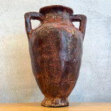Vase - Urn-Shaped, Handled - Ruby Wash - Large