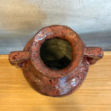 Vase - Urn-Shaped, Handled - Ruby Wash - Large