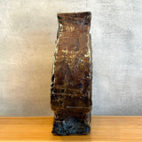 Vase - Medallion / Scroll - Brown Wash - XL