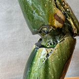 Oribe Sculptural Vase - "Three Cones"
