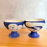 Animal Goblet Bowls - Blue & White • serious PLAY