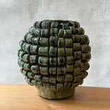 "Loop de Loop" Vase in Olive Green - Large