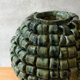 "Loop de Loop" Vase in Olive Green - Large