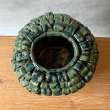 "Loop de Loop" Vase in Olive Green - Large