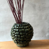 "Loop de Loop" Vase in Olive Green - Large