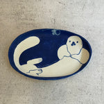 Blue & White Platter - Otter • Oct24