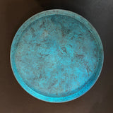 Japanese Oxidised Copper Trays - Round