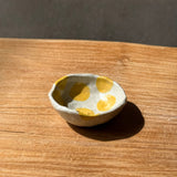 Condiment / Jewellery Dish - Yellow Spots