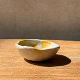 Condiment / Jewellery Dish - Yellow Spots