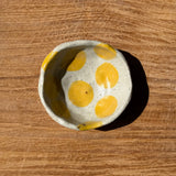 Condiment / Jewellery Dish - Yellow Spots