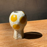 "Orb" Vase - Yellow Spots - Miniature
