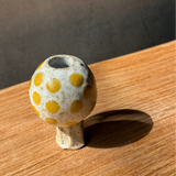 "Orb" Vase - Yellow Spots - Miniature