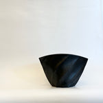 "Henko" Vase #01 - Twist Facetted - Matte Black • May25 • TH0101