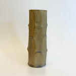 Cylinder Vase - Bamboo Facetted - Ash Glazed • May25 • TH0103