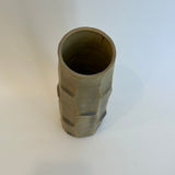 Cylinder Vase - Bamboo Facetted - Ash Glazed • May25 • TH0103