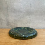 Dimple Platter in Green Speckle - Small