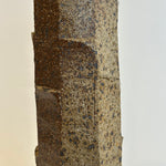Cylinder Vase - Ash Glazed - Facetted - Tall • May25 • TH0203