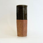 Cylinder Vase - Faceted - "Vidro" • May25 • TH0204