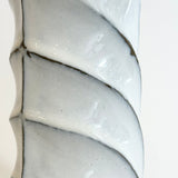Cylinder Vase - Twist Faceted - "Shirahagi" • May25 • TH0209